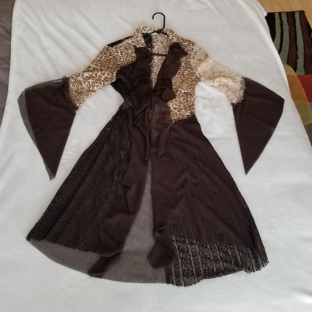 Cache Cardigan, Combination Of Lacy And Mesh Mate… - image 1